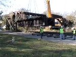 Moving into position.